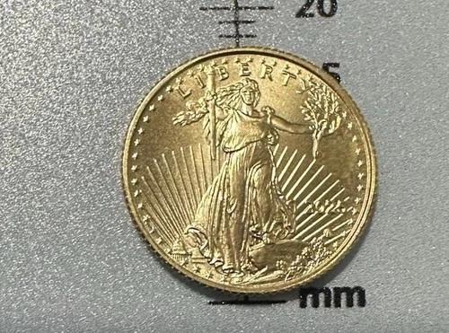 1/10 oz American Gold Eagle Coin $5 BU - 2025