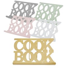 Image of Cook Book Stand Holder Metal Bookrest Recipe Matte Finish Kitchen Decorative