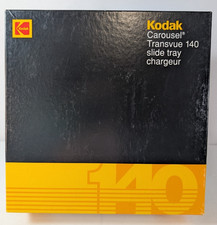 Vintage Kodak Carousel Transvue 140 Slide Tray Charger Box Manual