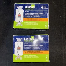 Leviton 15A 125V GFCI Outlet - White (4 Pack)