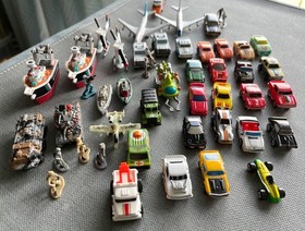 90s Micro Machines Lot: 39 Vehicles, 46 figures- Cars, boats, planes, Star Wars!