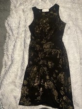 Lauren Ralph Lauren Sleeveless Floral Velvet Dress