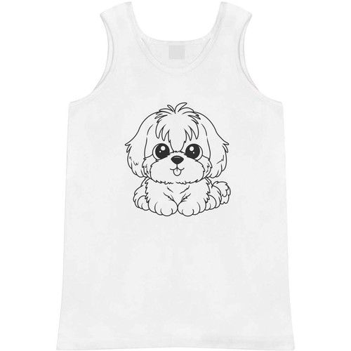 Trägershirt/Tanktop "Cute Shih Tzu Dog" für Erwachsene (AV049798) - Bild 1 von 10