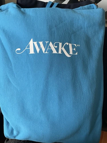 Sweat à capuche bleu Awake NY sweat à capuche XL Supreme Denim Tears
