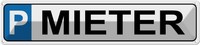 Blechschild 10X46 Cm Parkplatz Mieter StraßEnschild Deko Geschenk Metall Schild