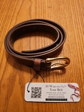 ADA Collection Leather Belt One Size 40 Inches Long Argentina