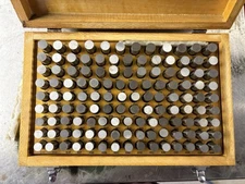 .626 - .750''  125 Pc M4 MINUS Steel Pin Gage Set gauge metal plug puncher punch