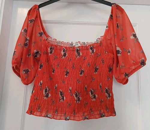 River Island Ladies Cute Little Crop Top, Size UK 12 - Picture 2 of 4