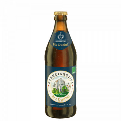 20x 0,50 Liter Flasche Sandersdorfer Bio- Dunkel - Mehrweg-Pfand -