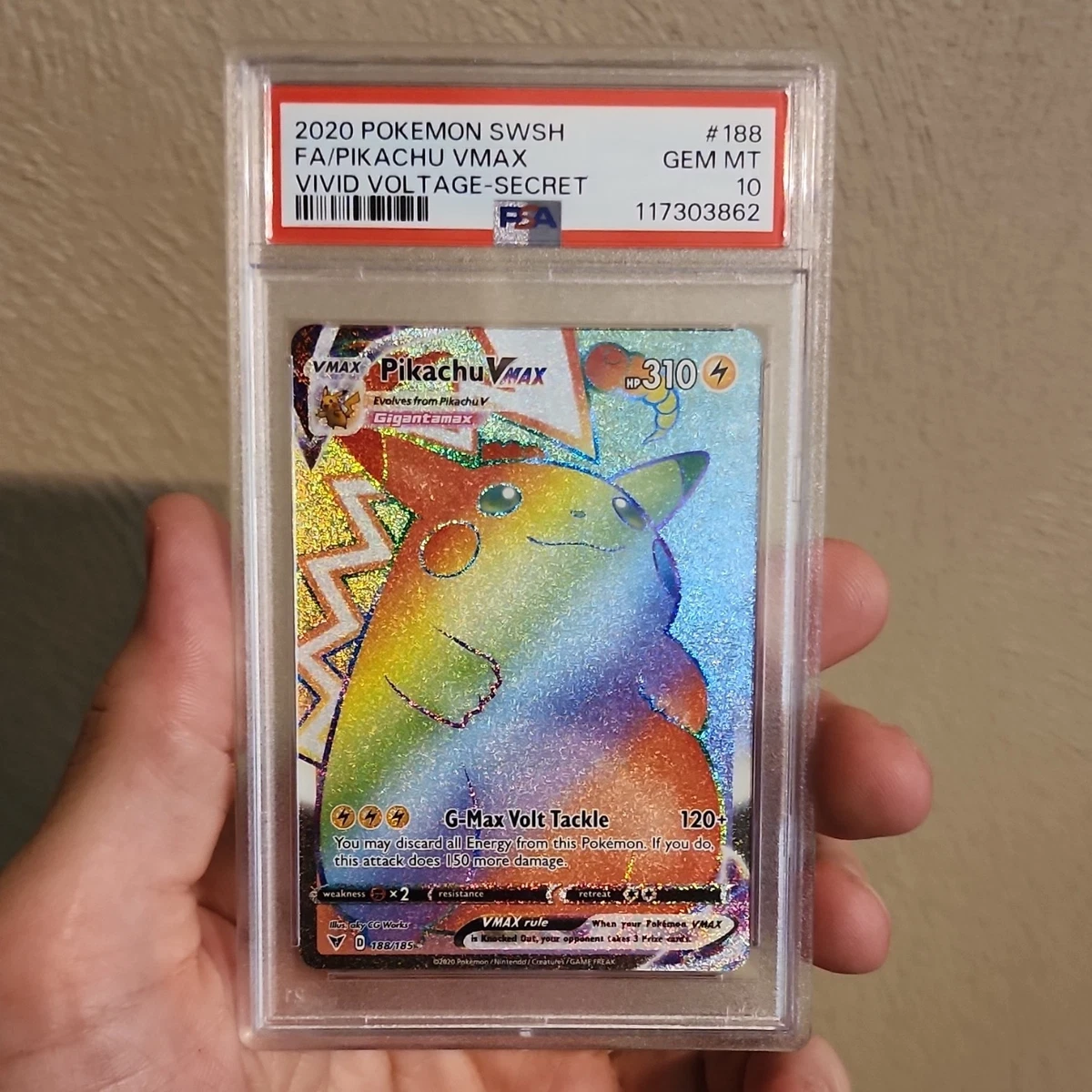 Pikachu Pokémon TCG Professional Sports Authenticator (PSA) Secret