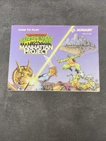 Teenage Mutant Ninja Turtles III 3 The Manhattan Project (NES) w/ Manual Tested