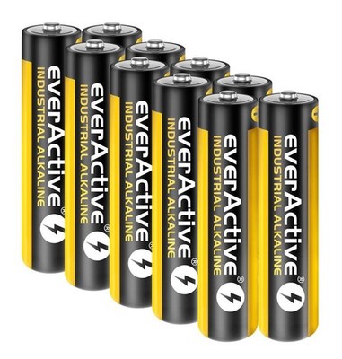 10 x Everactive Industrial AAA Mikro Batterien 1100 mAh 1,5 V LR03 Alkaline