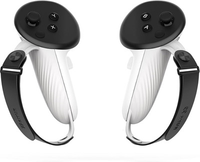Controller Grips Compatible with Meta/Oculus Quest 3/Quest 3S, Silicone Accessor