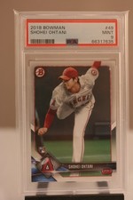 2018 Bowman Shohei Ohtani Rookie RC #49 PSA 9 MINT