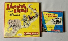 2 Castle Films Vintage Movies 8 MM Boy Meets Dog Wild River Safari Adventure