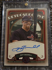 Topps Museum Collection Jeff Bagwell Astros Retrospective Auto #RS-JB 9/15