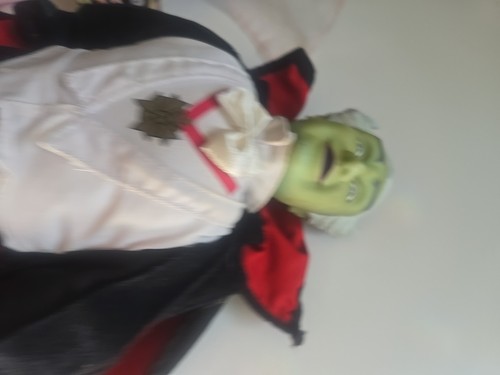 Vintage THE MUNSTERS Plush Rubber Head 15" Doll Set Of 2 - Picture 6 of 12