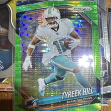 2025 Panini Prizm - Tyreek Hill #249 Green Pulsar Prizm Miami Dolphins