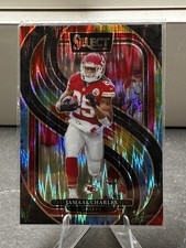 2024 Panini Select - Premier Level Jamaal Charles #166 Tie-Dye Shock Prizm /25