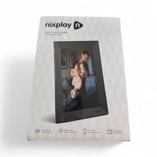 Nixplay W10F Black HD Widescreen Wi-Fi 10.1" Smart Digital Picture Photo Frame