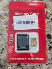 Memory Card 128GB with SD Adapter High Speed High Performance