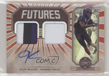2020 Panini Legacy Futures Ruby 87/100 Jalen Reagor #FD-JR Dual Patch Auto uk2