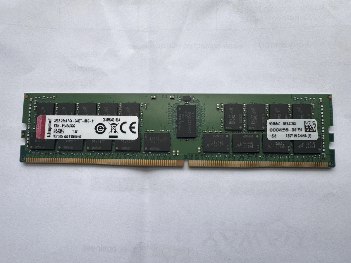 32GB ECC Network Server Memory DDR4 SDRAM for sale | eBay
