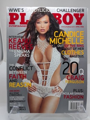 Playboy Magazine April 2006   CG Candice Michelle   PM Holley Ann Dorrough B