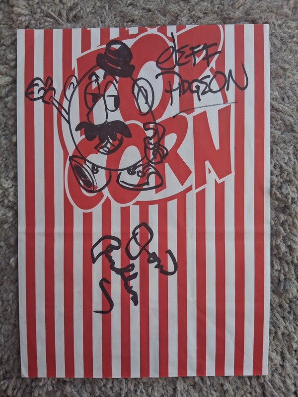 Sketch Pixar Toy Story Animation Jeff Pidgeon & Voice Don Rickles Popcorn Bag