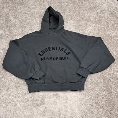 Essentials Fear Of God Unisex Sweatshirt Hoodie 3D Logo Black