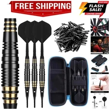 Professional Soft Tip Darts Set 18 Grams with 30 Extra Dart Tips and Gift Sto...
