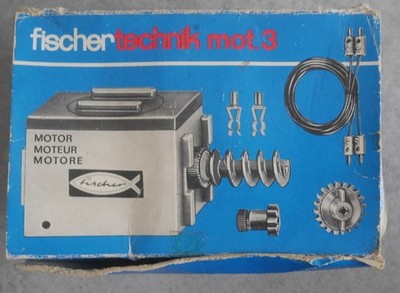 Inside Top: fischertechnik Additional Mot 3! Tested! 100% Complete Boxed