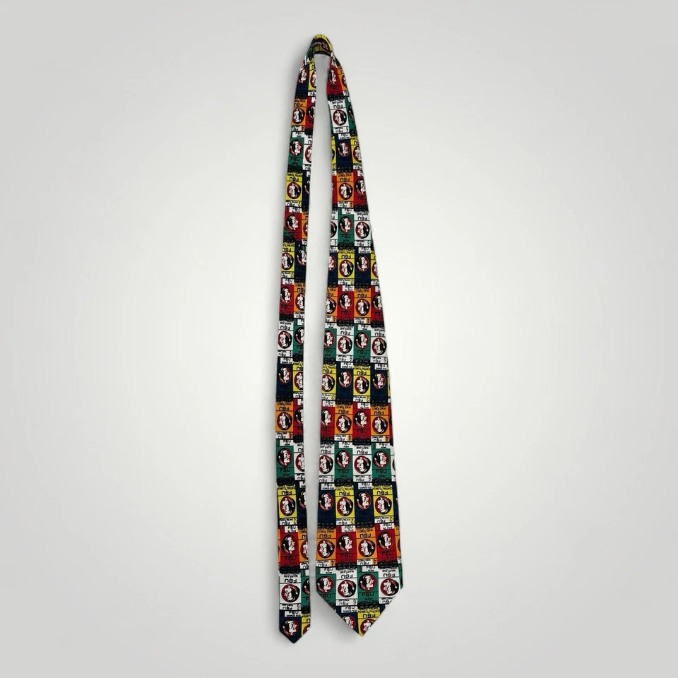 Corbatas para el cuello Florida State Seminoles para hombre LOTE DE 3 seda/poliéster FSU Foto 4 de 4