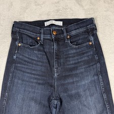 Ayr Jeans Womens 29x32 Blue High Rise Skinny Slim Dark Wash Denim Pants USA Made