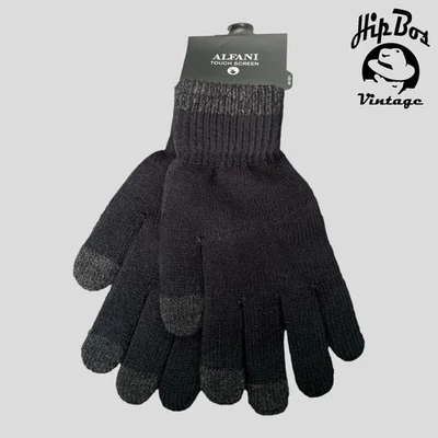 Alfani Herren Damen Handschuhe Touch Smart Gloves Strick Winterhandschuhe Sch... - Bild 1 von 4