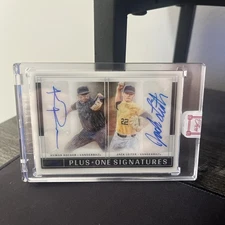 2022 Panini Kumar Rocker/Jack Leiter Dual Auto 29/32 Plus One Signatures Rangers