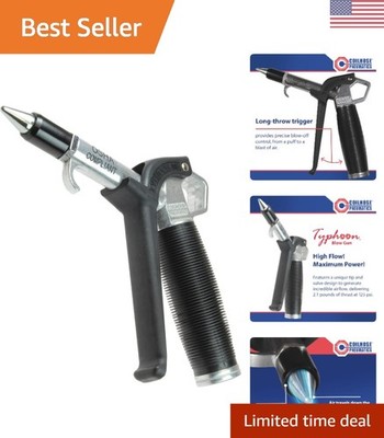 High-Performance Typhoon Blow Gun with High Flow Tip - Ideal for Industrial Use