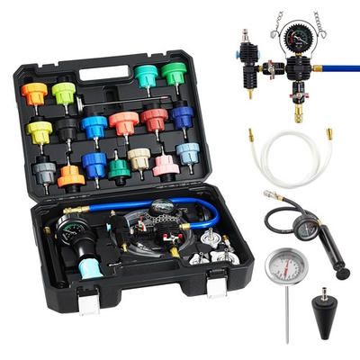 #ad VEVOR Radiator Pressure Tester amp; Coolant Vacuum Refill Kit 47Pcs Universal Fit $57.99
