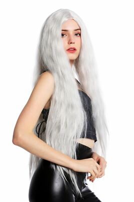 WIG ME UP Wig Women's Wig Long Voluminous Creped Middle Part Grey