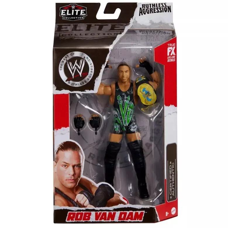 WWE Rob Van Dam Elite Action Figure RVD Ruthless Aggression Series 2 Ultimate