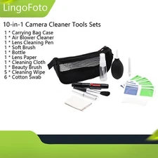 10-in-1 Camera Cleaner Tools Sets DSLR Lens Digital Camera Sensor Cleaning Tool