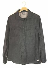 Reaction Kenneth Cole Button Down Checkered Polyester Shirt Sz L Lumberjack