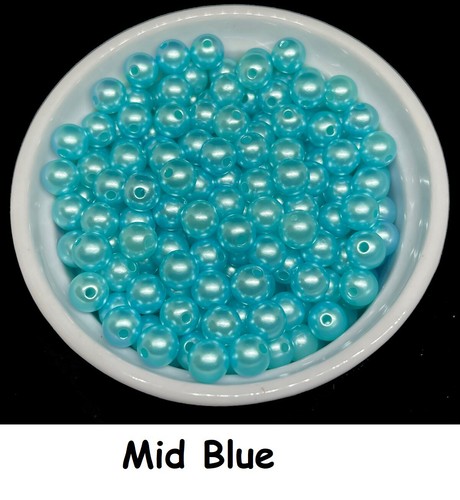 PEARL BEADS -200 X 4mm 100 x 6mm 50 x 8mm or 30 x 10mm Buy 3 Get 3 FREE Add 6 - Picture 26 of 32