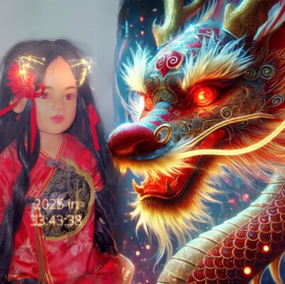 Haunted Vessel Chinese Jingfei ( 静妃 ) Dragon   Wish Granting, gratification