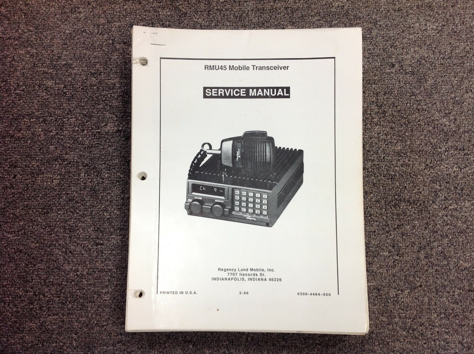 Relm Regency Various Vintage RELM, Regency Radio,Duplexer, Repeater Manuals HARD TO ...