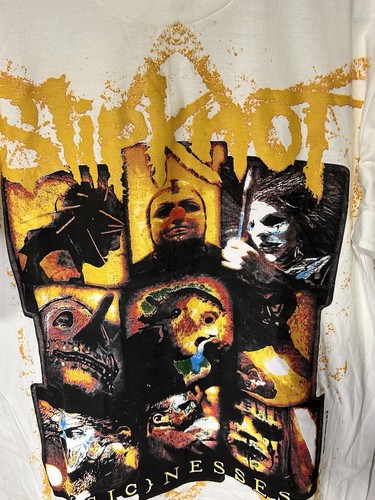 Vintage Slipknot 1997 Sic Nesses Album T Shirt Giant Size Xl Made USA Boot!! - Picture 2 of 9