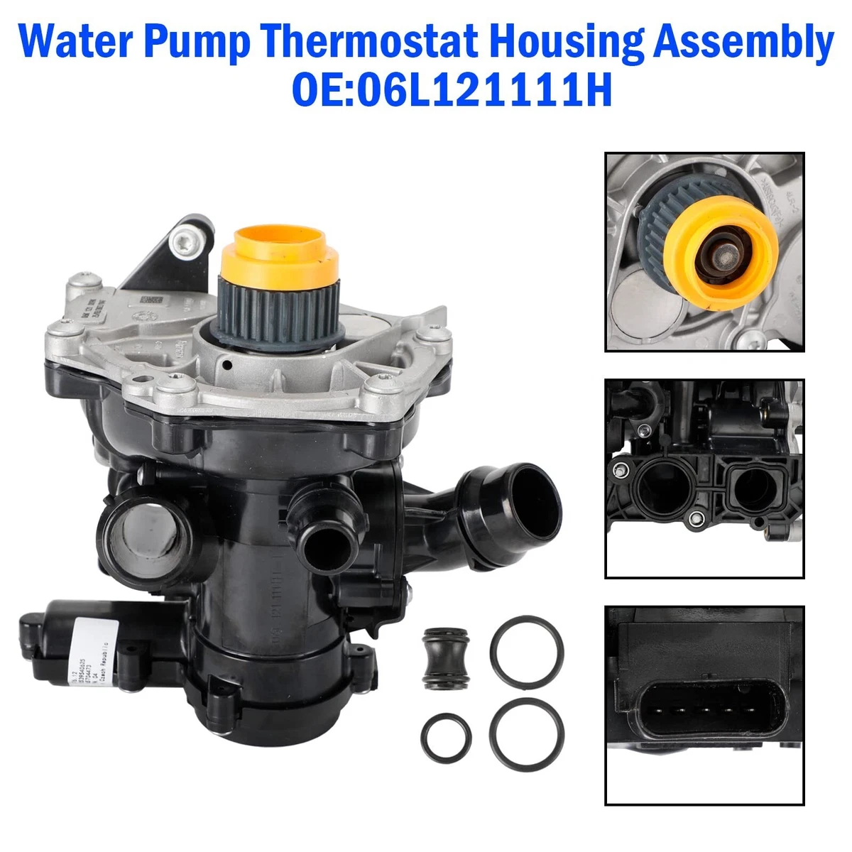 NEW OEM INA VW Audi 1.8T 2.0T TSI Upgraded Thermostat Water Pump 