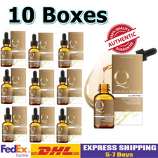 10X Q Doble Suero Reducir Arrugas Pecas Manchas Oscuras Aura Blanquear Piel Melasma