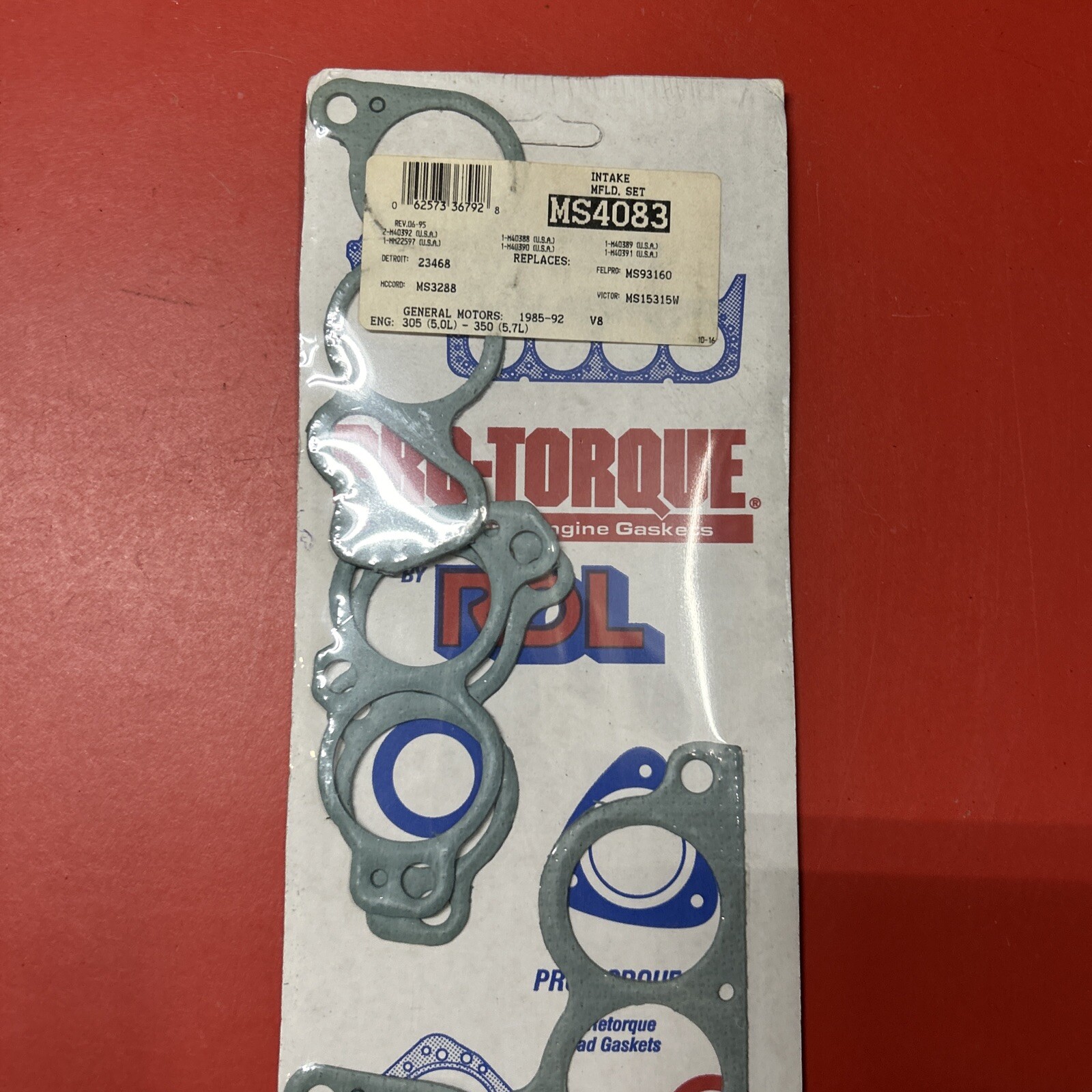 MS4083 Fuel Injection Plenum Gasket Set (Fel-Pro MS93160)