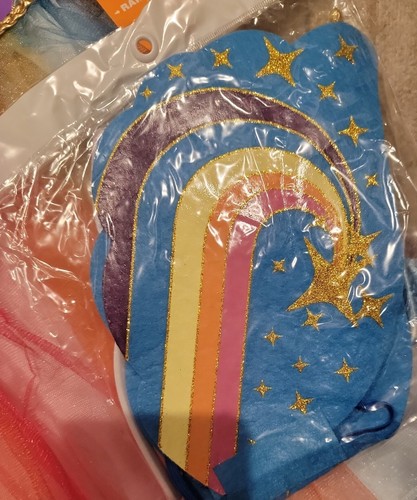 Rainbow Unicorn Pegasus Sparkly Halloween Costume Dress Girls 2 3 Toddler Cospla - Picture 5 of 7